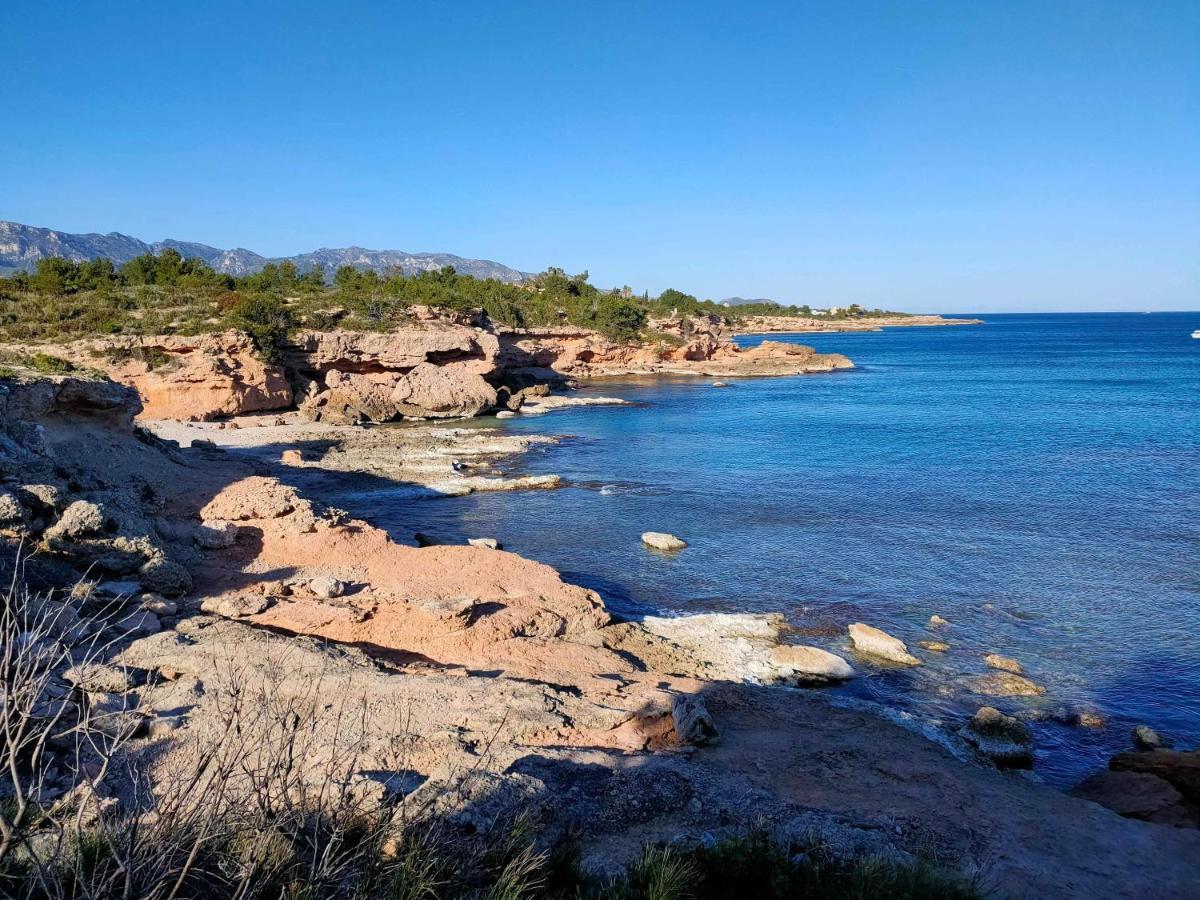 La Villa Romantica Residence De Vacances Les Tres Cales Espagne Buitenkant foto